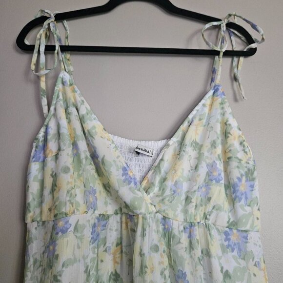 Abercrombie & Fitch Floral Maxi Dress - Yellow and Blue - Picture 5 of 5